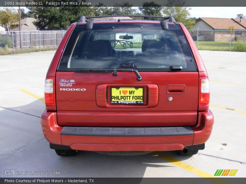 Palazzo Red Mica / Beige 2001 Isuzu Rodeo LS
