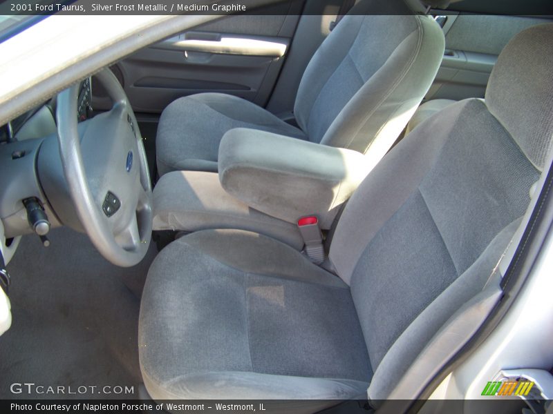 Silver Frost Metallic / Medium Graphite 2001 Ford Taurus