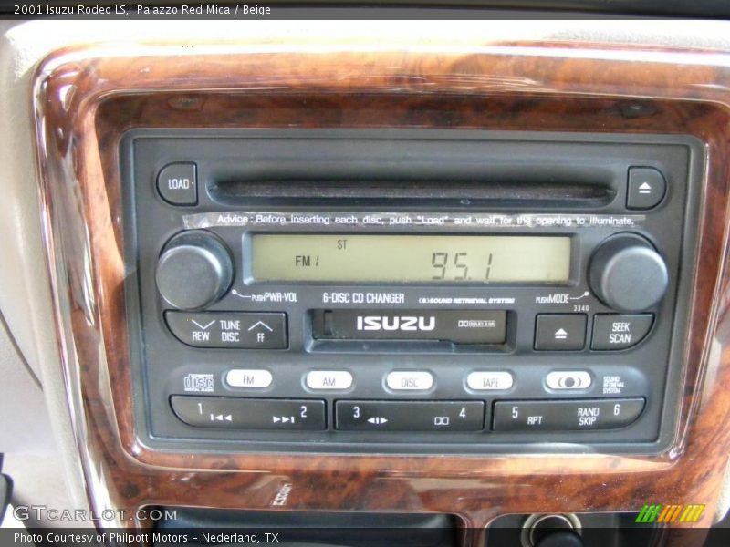 Palazzo Red Mica / Beige 2001 Isuzu Rodeo LS