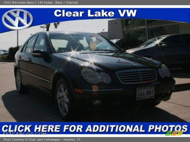 Black / Charcoal 2003 Mercedes-Benz C 240 Sedan