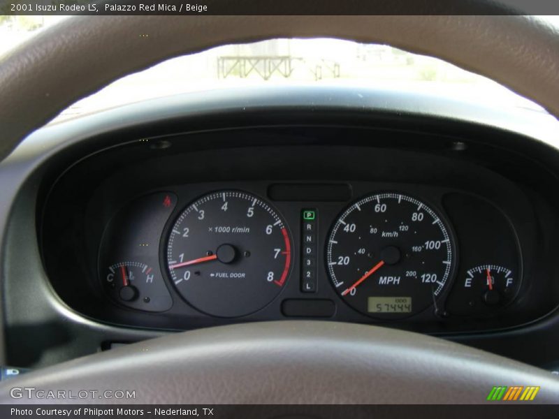 Palazzo Red Mica / Beige 2001 Isuzu Rodeo LS