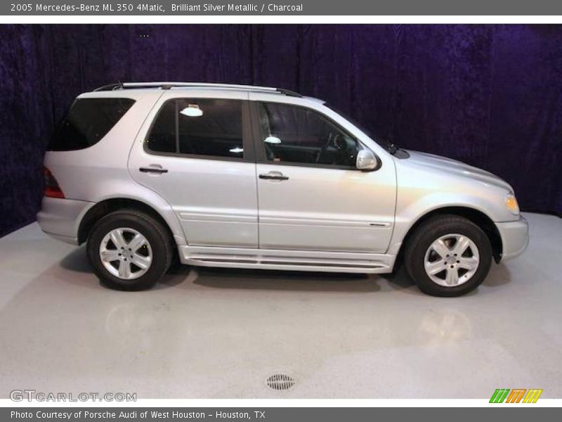 Brilliant Silver Metallic / Charcoal 2005 Mercedes-Benz ML 350 4Matic