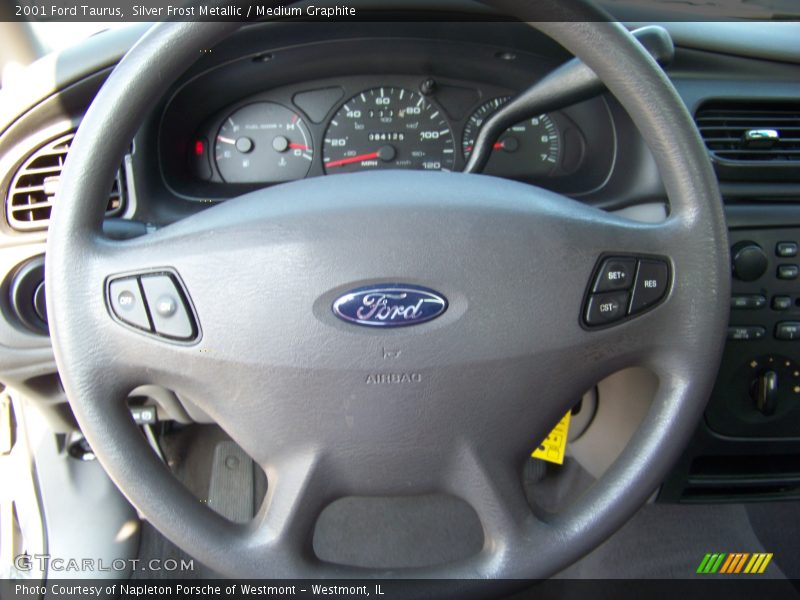Silver Frost Metallic / Medium Graphite 2001 Ford Taurus