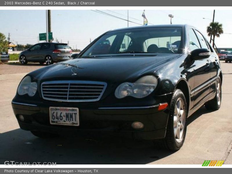 Black / Charcoal 2003 Mercedes-Benz C 240 Sedan