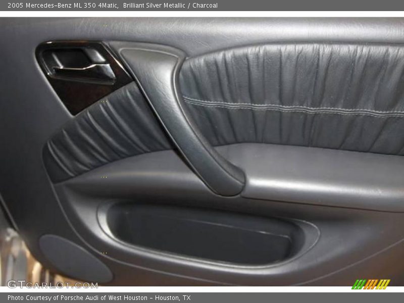 Brilliant Silver Metallic / Charcoal 2005 Mercedes-Benz ML 350 4Matic