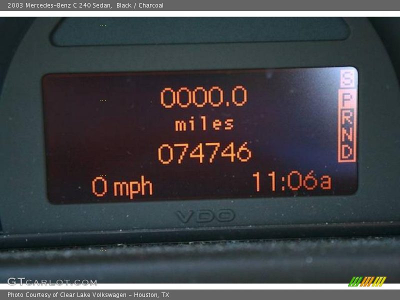 Black / Charcoal 2003 Mercedes-Benz C 240 Sedan
