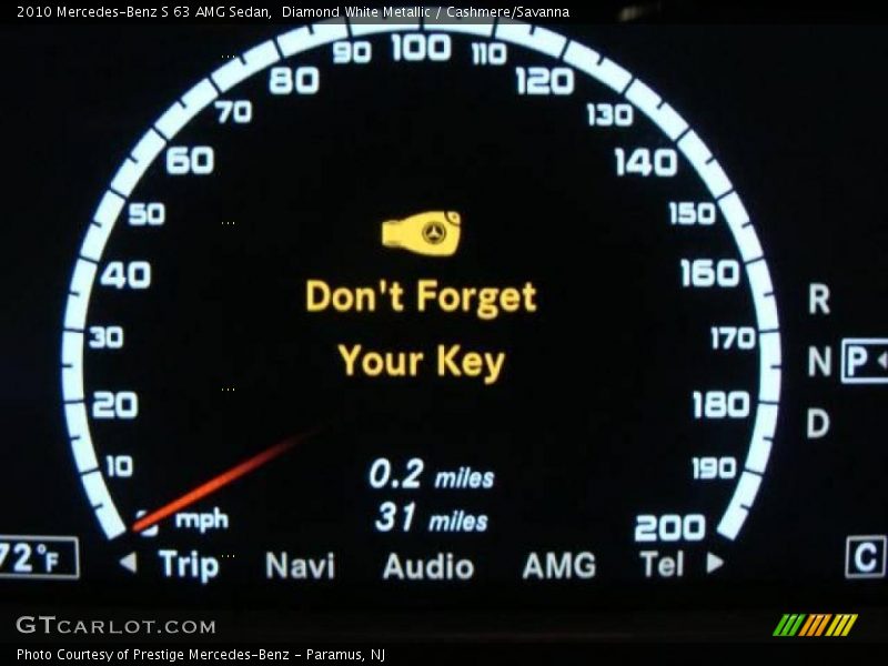 Diamond White Metallic / Cashmere/Savanna 2010 Mercedes-Benz S 63 AMG Sedan