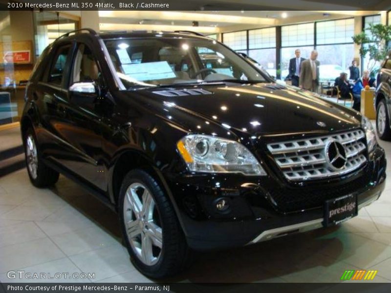 Black / Cashmere 2010 Mercedes-Benz ML 350 4Matic