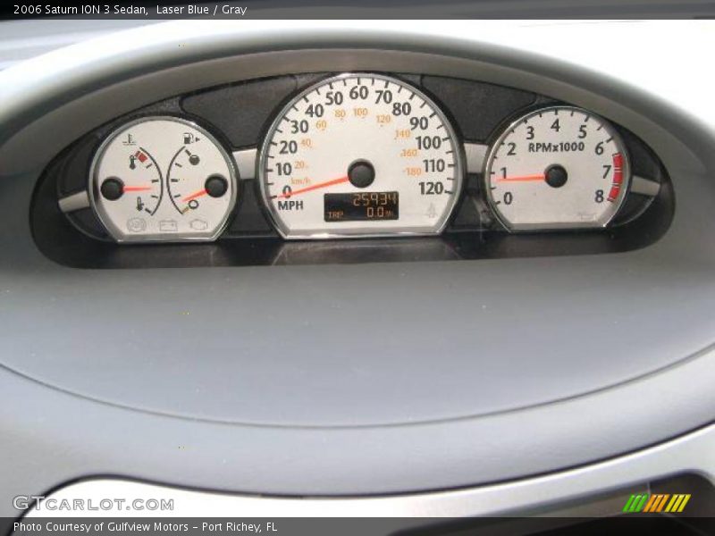 Laser Blue / Gray 2006 Saturn ION 3 Sedan