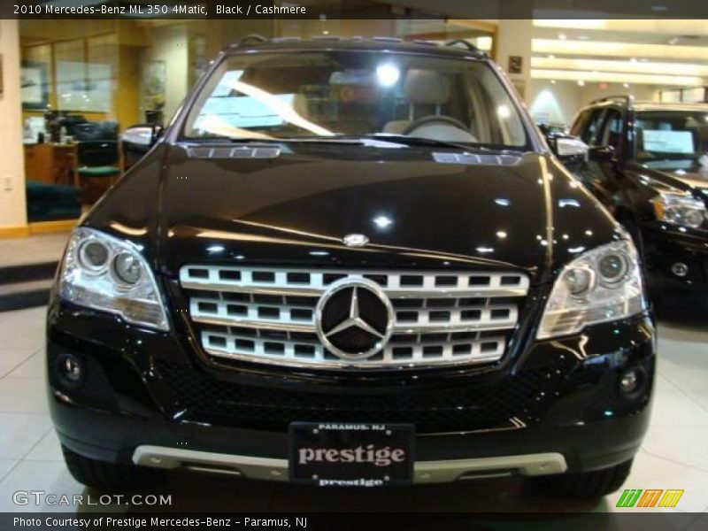 Black / Cashmere 2010 Mercedes-Benz ML 350 4Matic