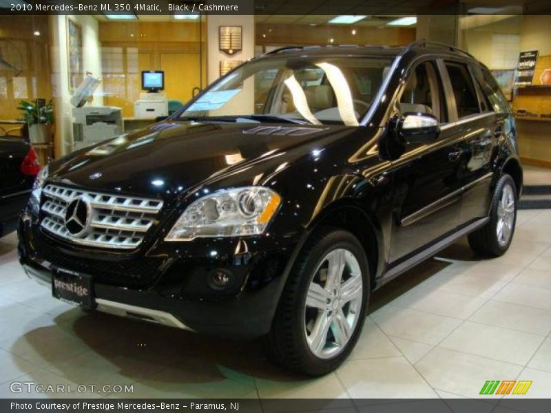 Black / Cashmere 2010 Mercedes-Benz ML 350 4Matic