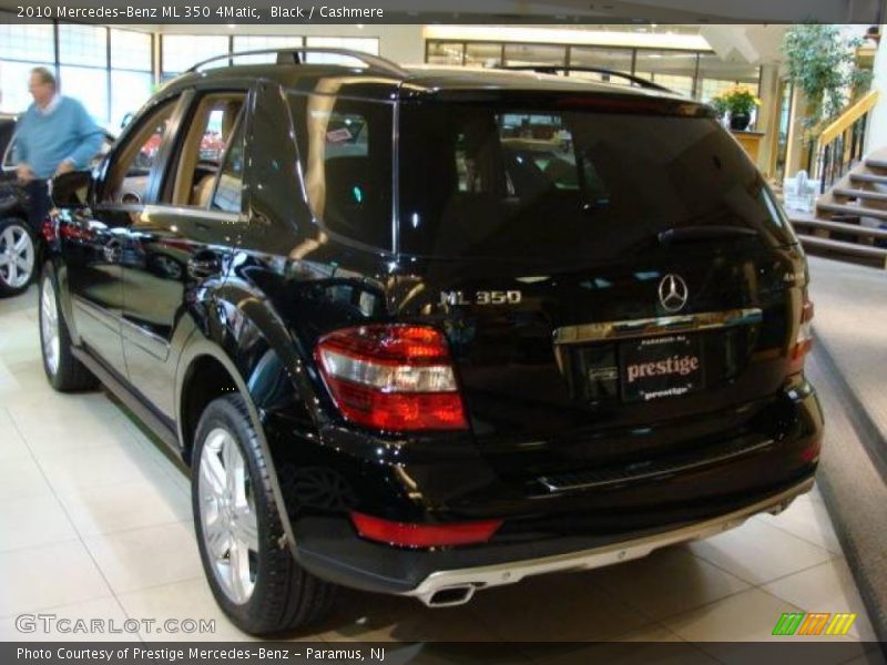 Black / Cashmere 2010 Mercedes-Benz ML 350 4Matic