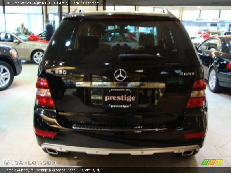 Black / Cashmere 2010 Mercedes-Benz ML 350 4Matic