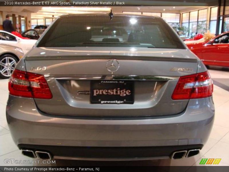 Palladium Silver Metallic / Black 2010 Mercedes-Benz E 63 AMG Sedan