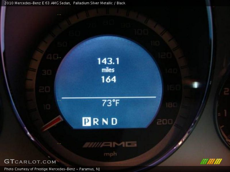 Palladium Silver Metallic / Black 2010 Mercedes-Benz E 63 AMG Sedan