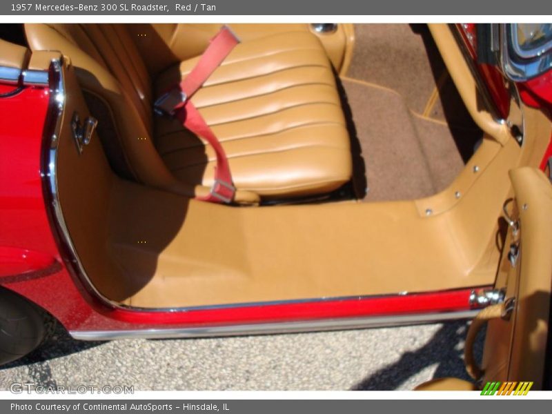 Red / Tan 1957 Mercedes-Benz 300 SL Roadster