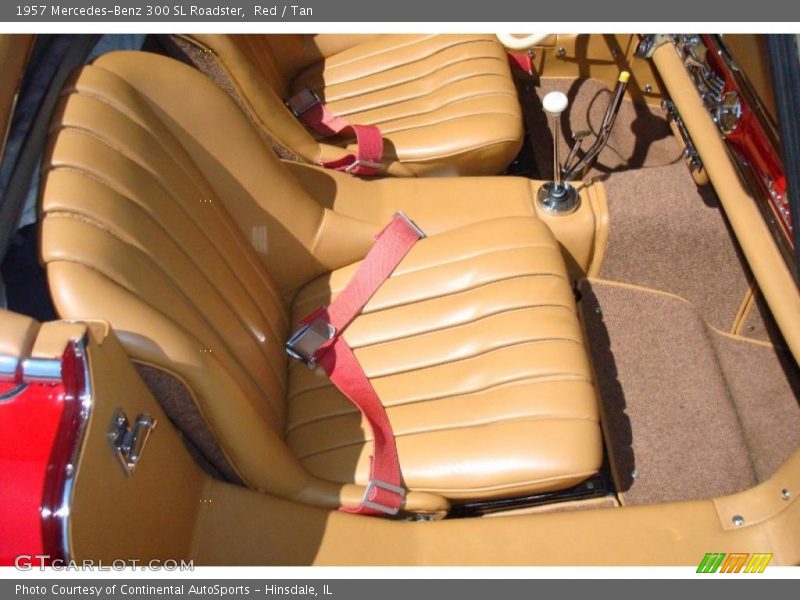 Red / Tan 1957 Mercedes-Benz 300 SL Roadster