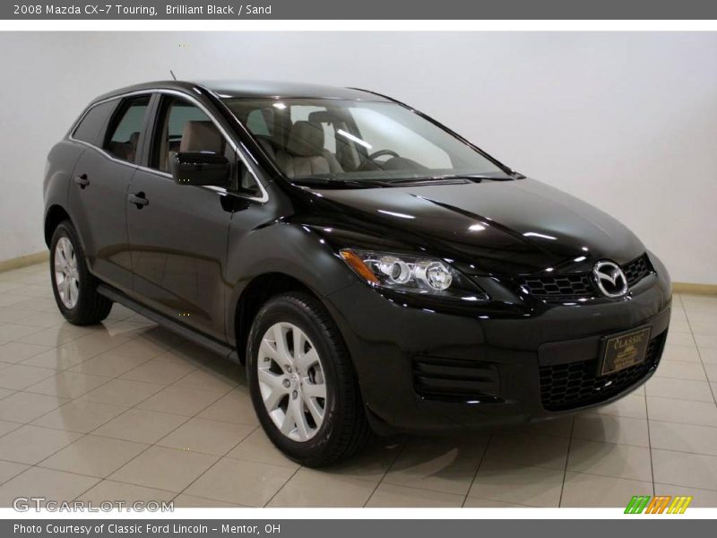 Brilliant Black / Sand 2008 Mazda CX-7 Touring