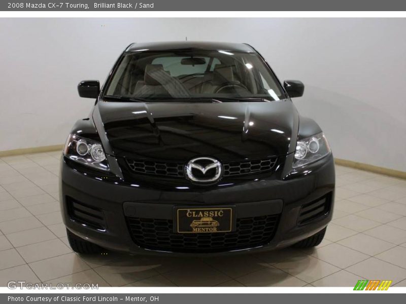 Brilliant Black / Sand 2008 Mazda CX-7 Touring
