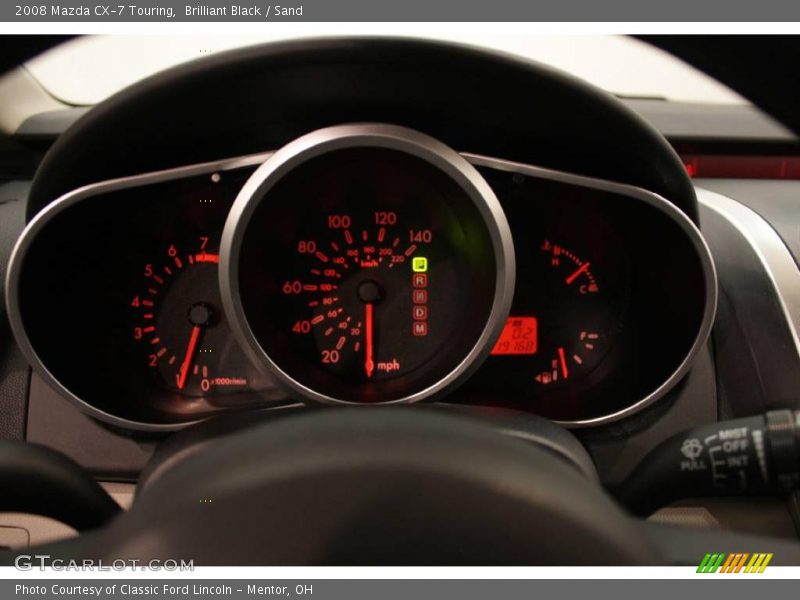 Brilliant Black / Sand 2008 Mazda CX-7 Touring