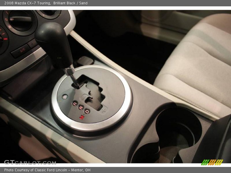 Brilliant Black / Sand 2008 Mazda CX-7 Touring