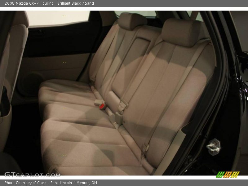 Brilliant Black / Sand 2008 Mazda CX-7 Touring