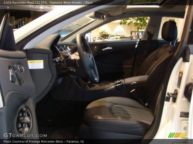 Diamond White Metallic / Black 2009 Mercedes-Benz CLS 550