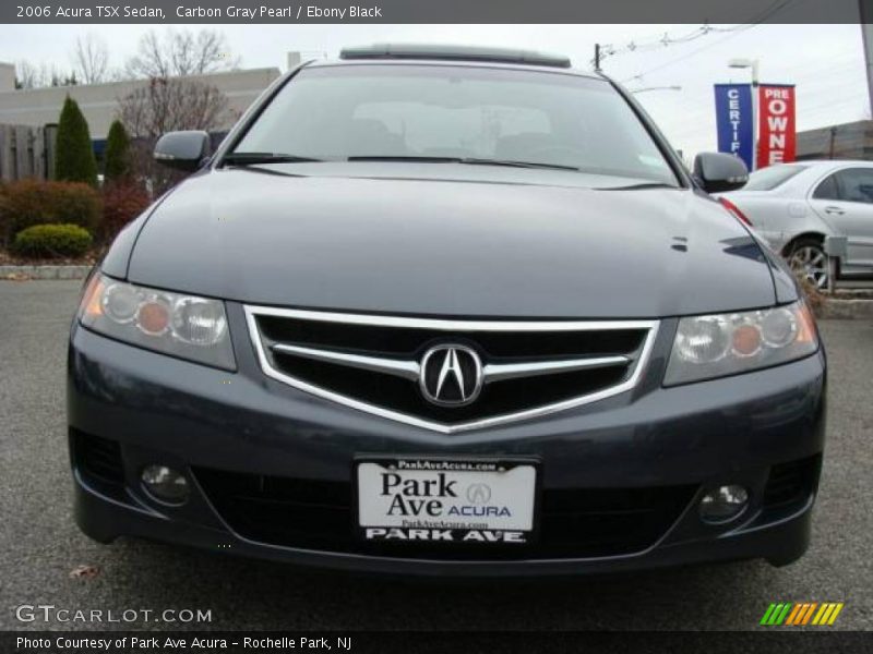 Carbon Gray Pearl / Ebony Black 2006 Acura TSX Sedan