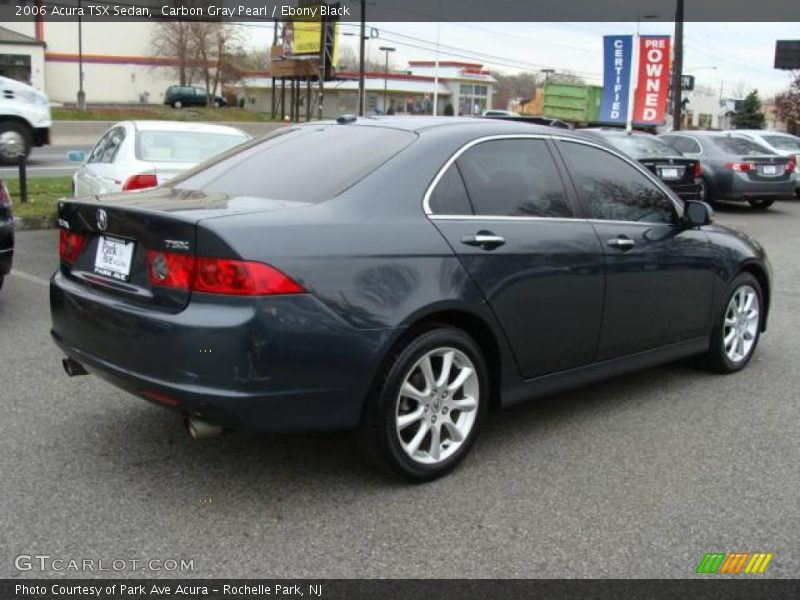 Carbon Gray Pearl / Ebony Black 2006 Acura TSX Sedan