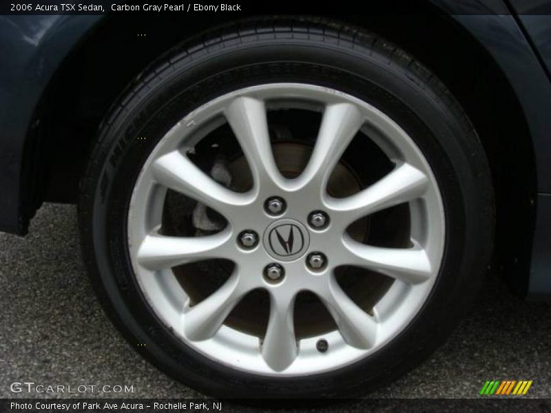 Carbon Gray Pearl / Ebony Black 2006 Acura TSX Sedan