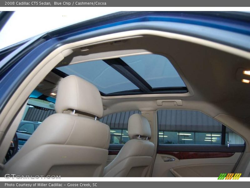Blue Chip / Cashmere/Cocoa 2008 Cadillac CTS Sedan