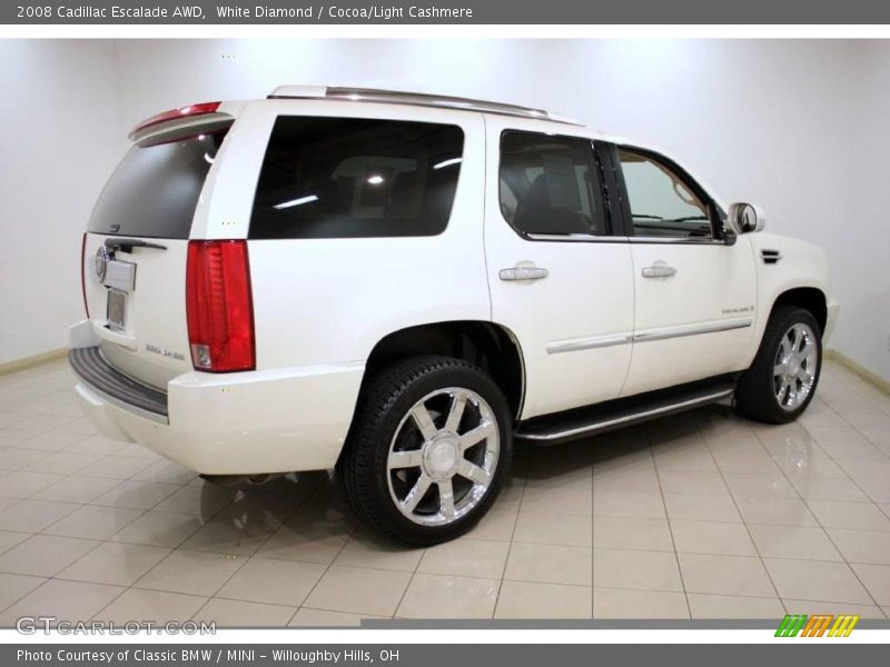 White Diamond / Cocoa/Light Cashmere 2008 Cadillac Escalade AWD