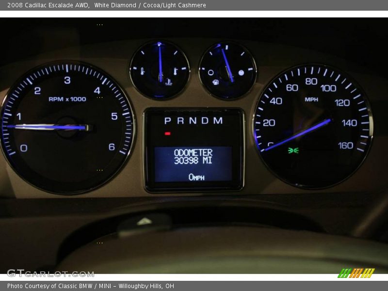 White Diamond / Cocoa/Light Cashmere 2008 Cadillac Escalade AWD