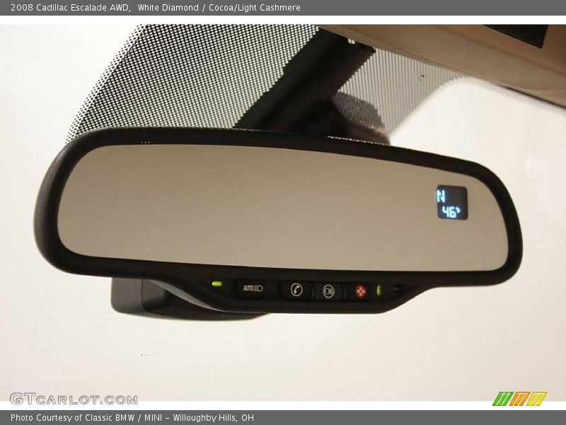 White Diamond / Cocoa/Light Cashmere 2008 Cadillac Escalade AWD