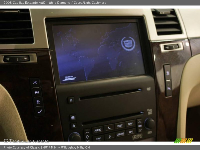 White Diamond / Cocoa/Light Cashmere 2008 Cadillac Escalade AWD
