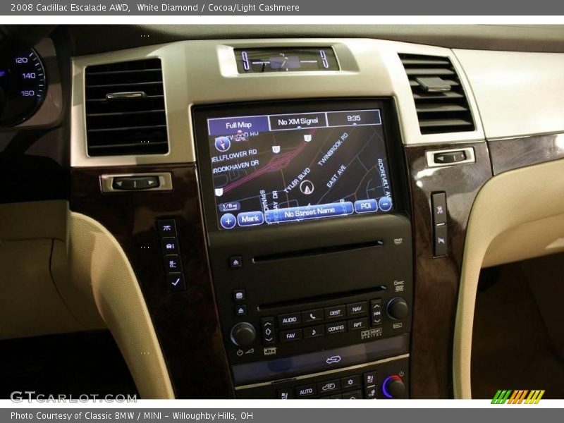 White Diamond / Cocoa/Light Cashmere 2008 Cadillac Escalade AWD
