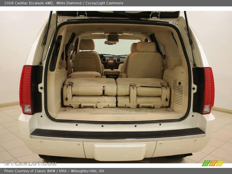 White Diamond / Cocoa/Light Cashmere 2008 Cadillac Escalade AWD