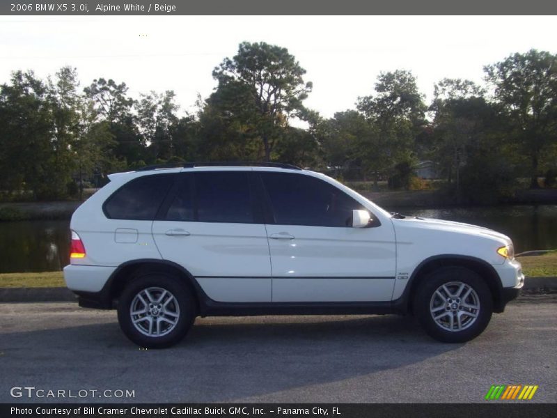 Alpine White / Beige 2006 BMW X5 3.0i