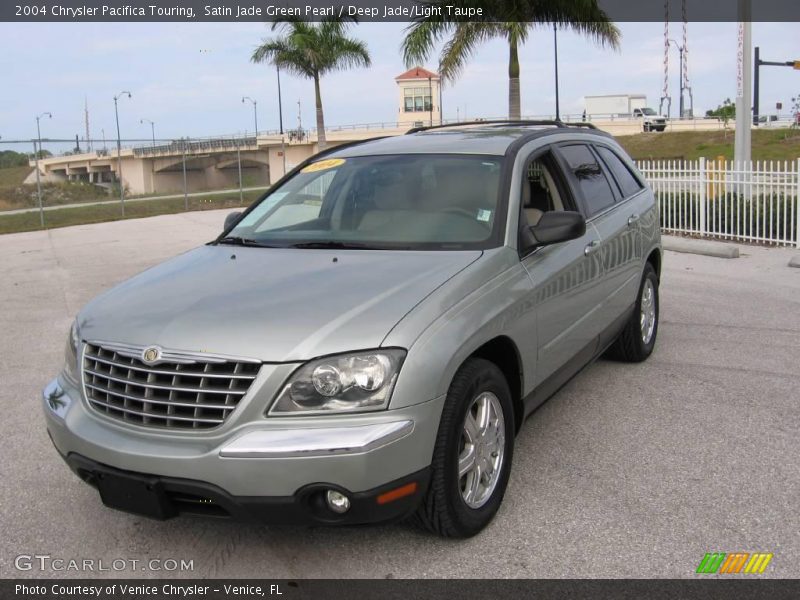 Satin Jade Green Pearl / Deep Jade/Light Taupe 2004 Chrysler Pacifica Touring