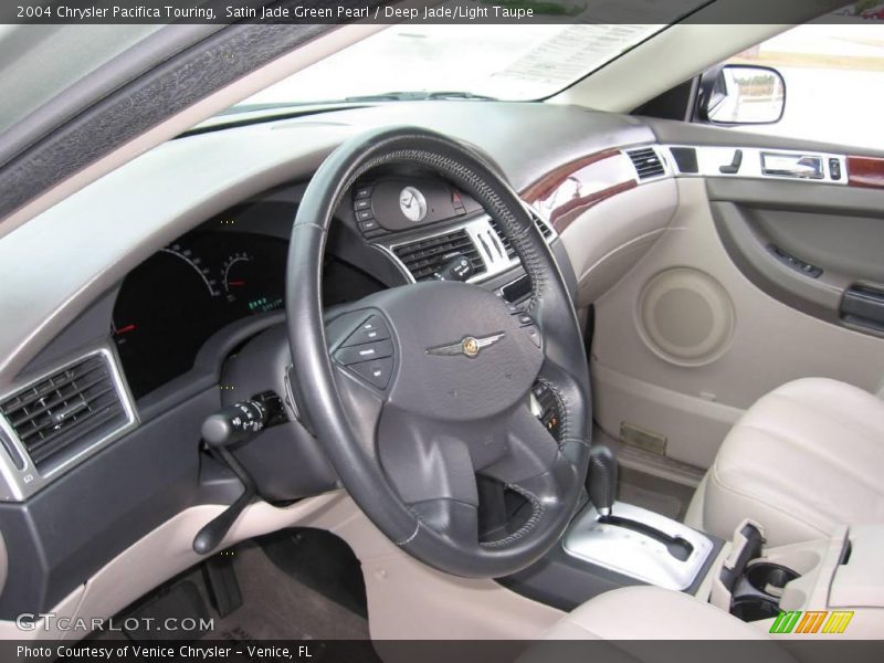 Satin Jade Green Pearl / Deep Jade/Light Taupe 2004 Chrysler Pacifica Touring