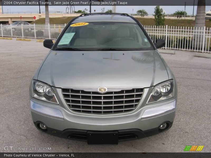 Satin Jade Green Pearl / Deep Jade/Light Taupe 2004 Chrysler Pacifica Touring