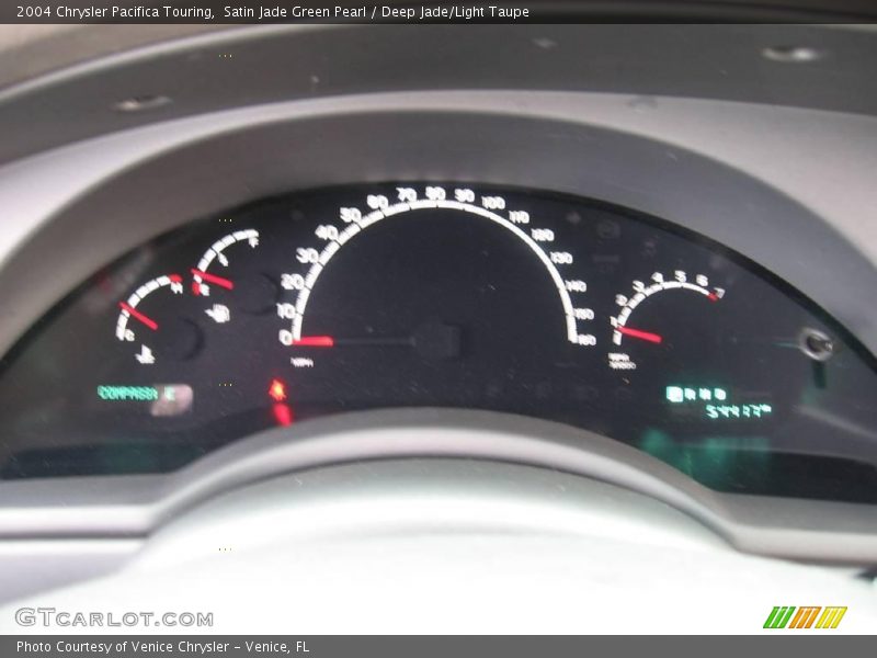 Satin Jade Green Pearl / Deep Jade/Light Taupe 2004 Chrysler Pacifica Touring