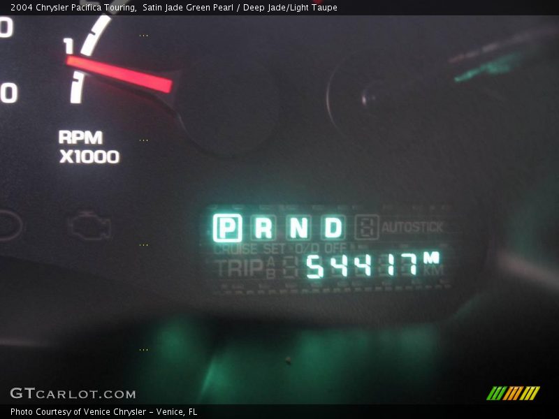 Satin Jade Green Pearl / Deep Jade/Light Taupe 2004 Chrysler Pacifica Touring