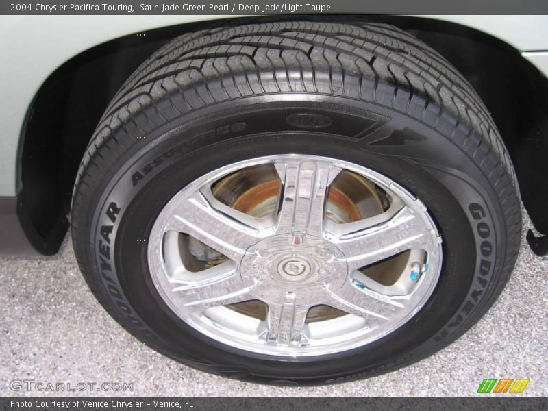Satin Jade Green Pearl / Deep Jade/Light Taupe 2004 Chrysler Pacifica Touring