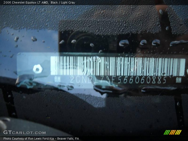 Black / Light Gray 2006 Chevrolet Equinox LT AWD