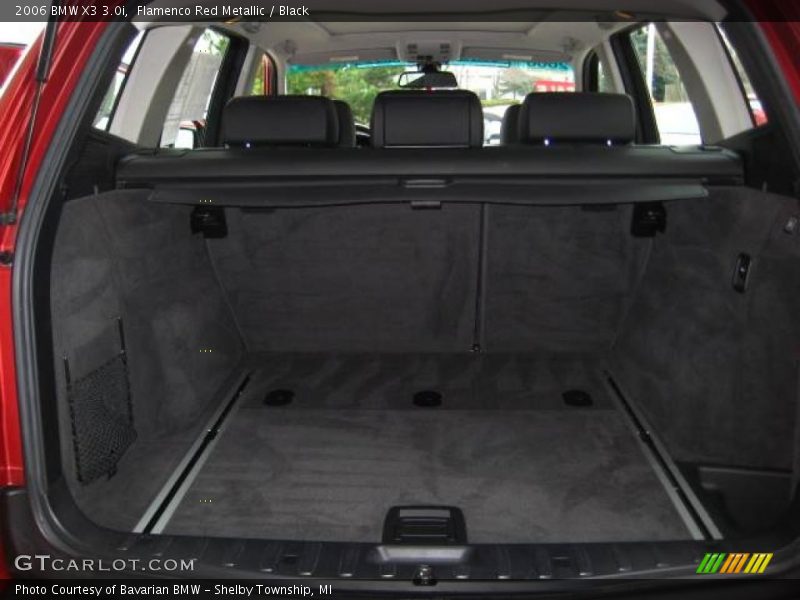Flamenco Red Metallic / Black 2006 BMW X3 3.0i