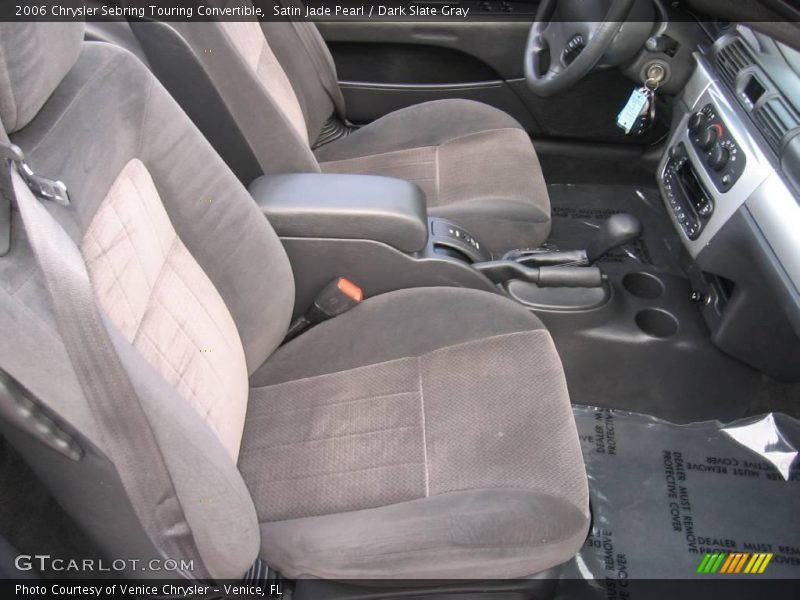 Satin Jade Pearl / Dark Slate Gray 2006 Chrysler Sebring Touring Convertible