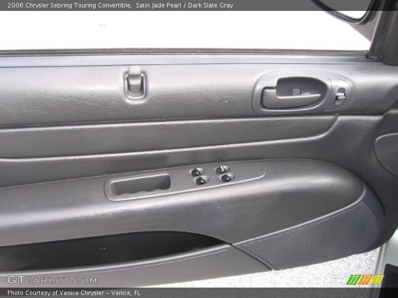 Satin Jade Pearl / Dark Slate Gray 2006 Chrysler Sebring Touring Convertible