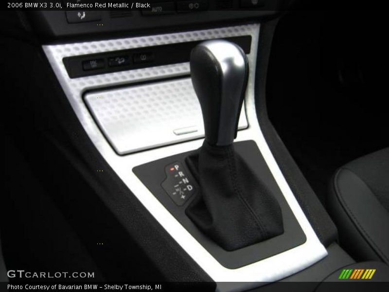 Flamenco Red Metallic / Black 2006 BMW X3 3.0i