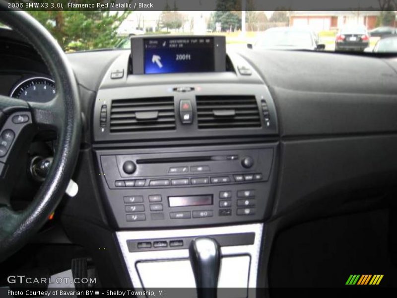 Flamenco Red Metallic / Black 2006 BMW X3 3.0i